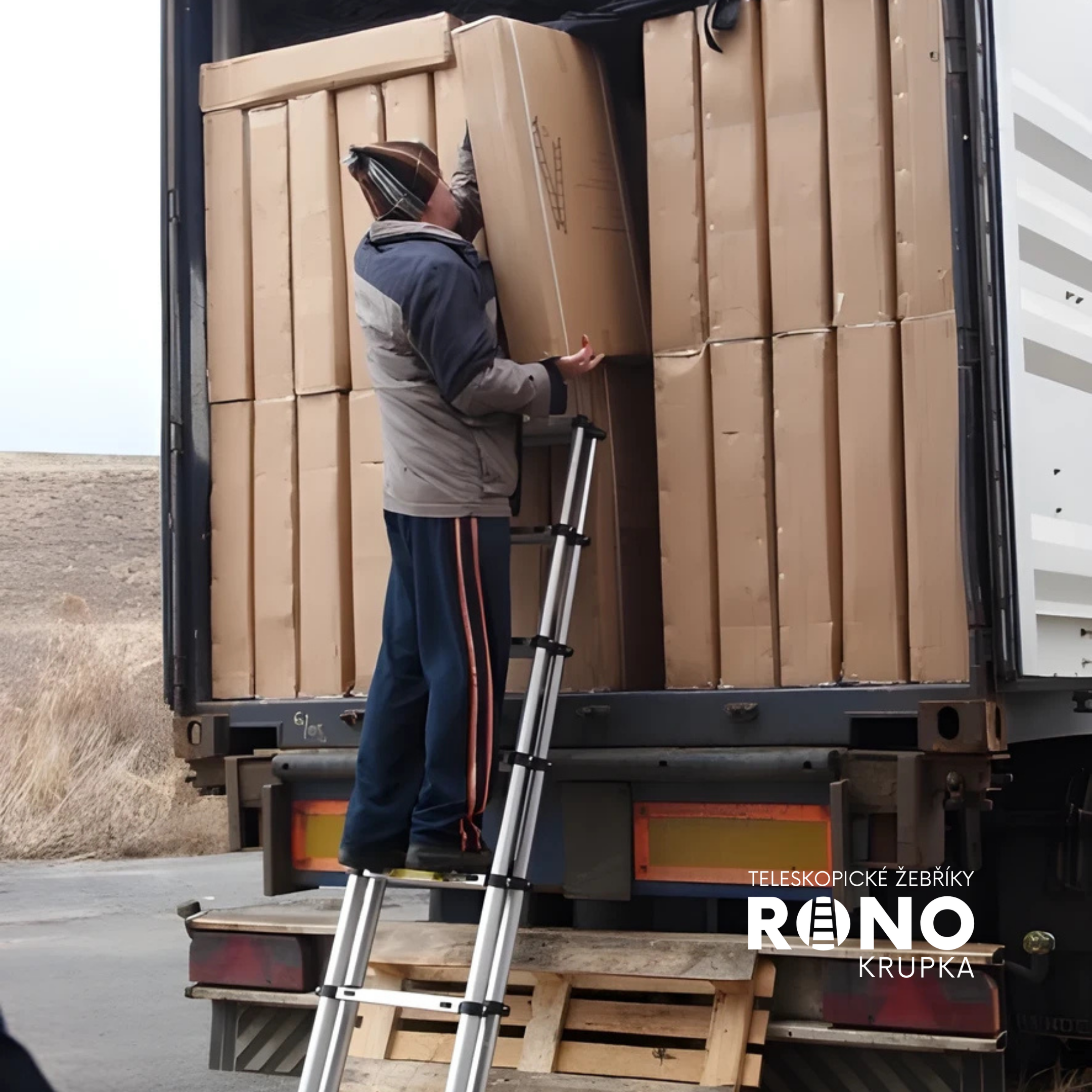 Teleskopické žebříky RONO